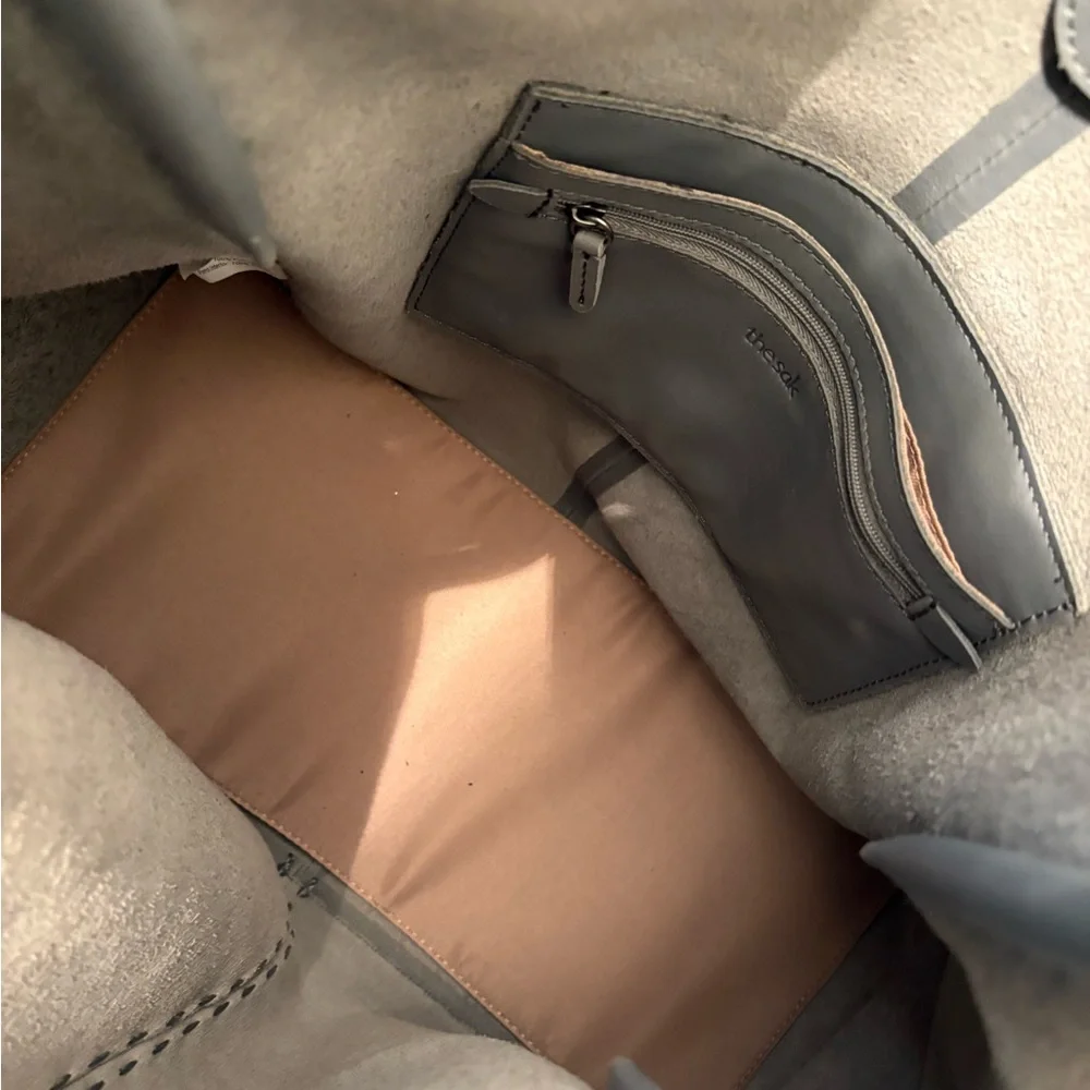 The Sak Los Feliz Leather Hobo Bag in Maritime - Picture 4 of 6